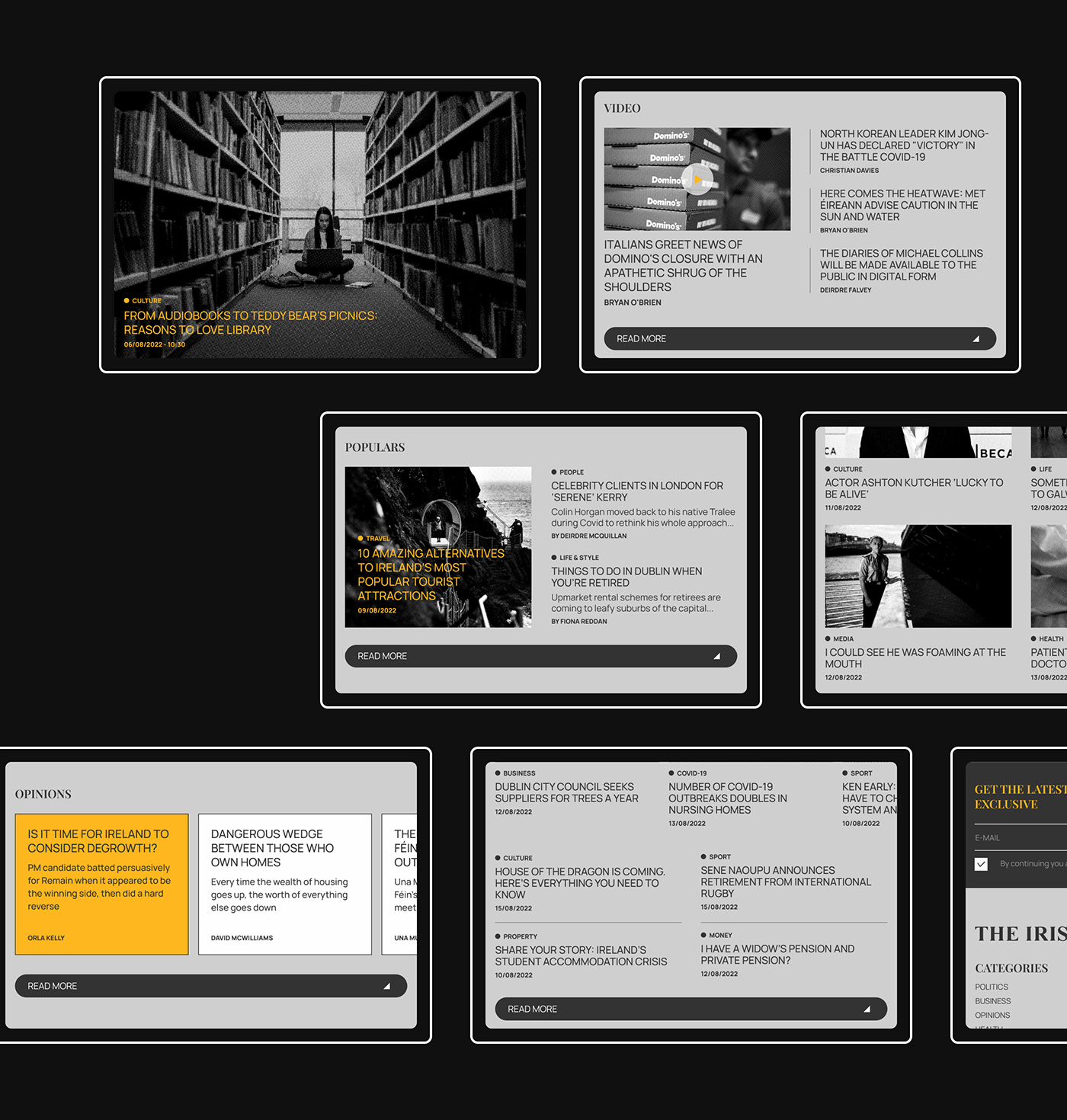 Figma news newsletter site Web Design  веб-дизайн новости сайт graphic design  graphicdesign