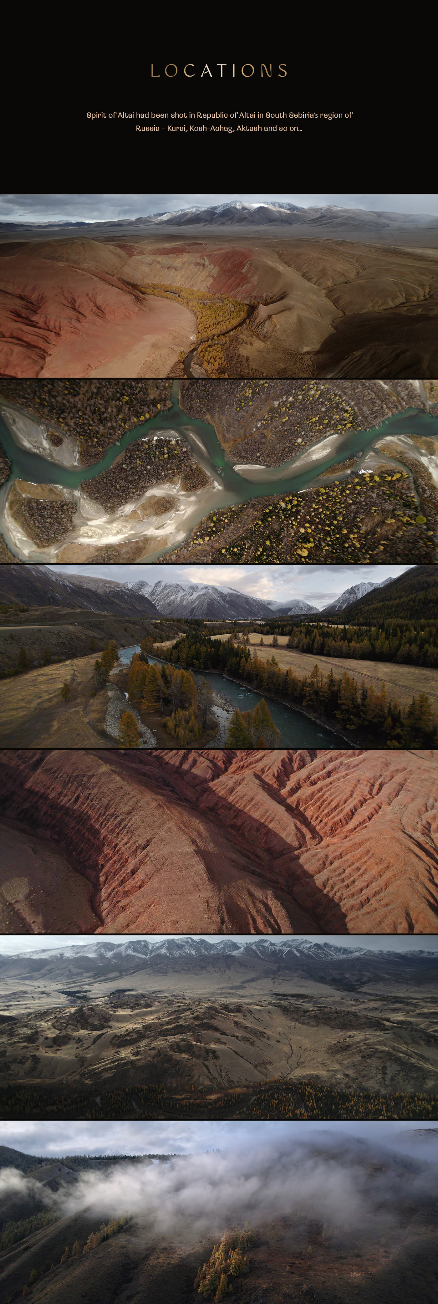 Altai cinematic drone Film   Landscape mountains Nature Russia short film Travel