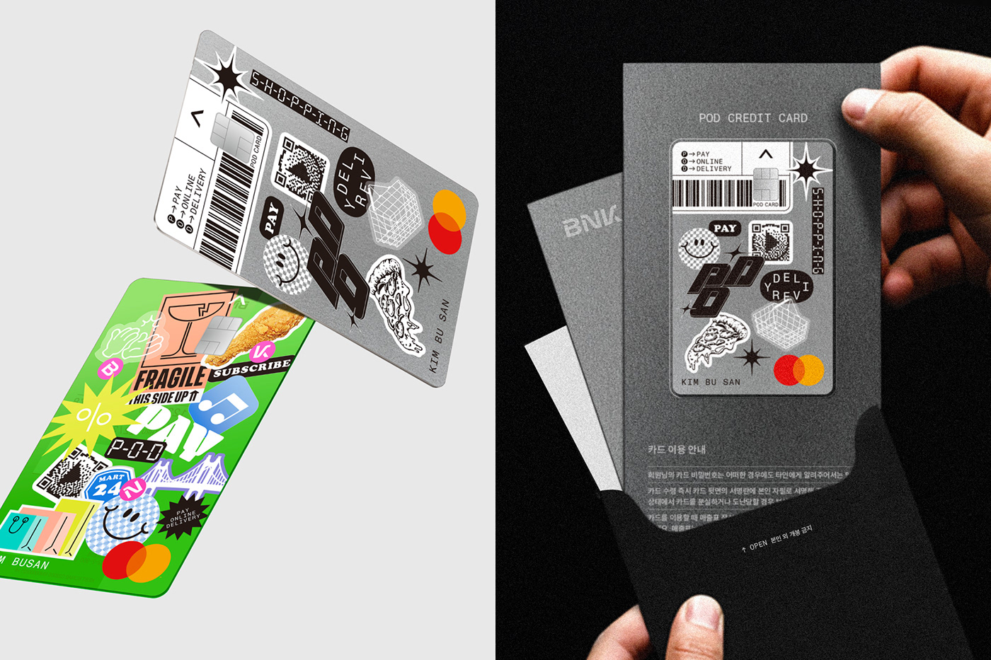 card design credit card brand identity