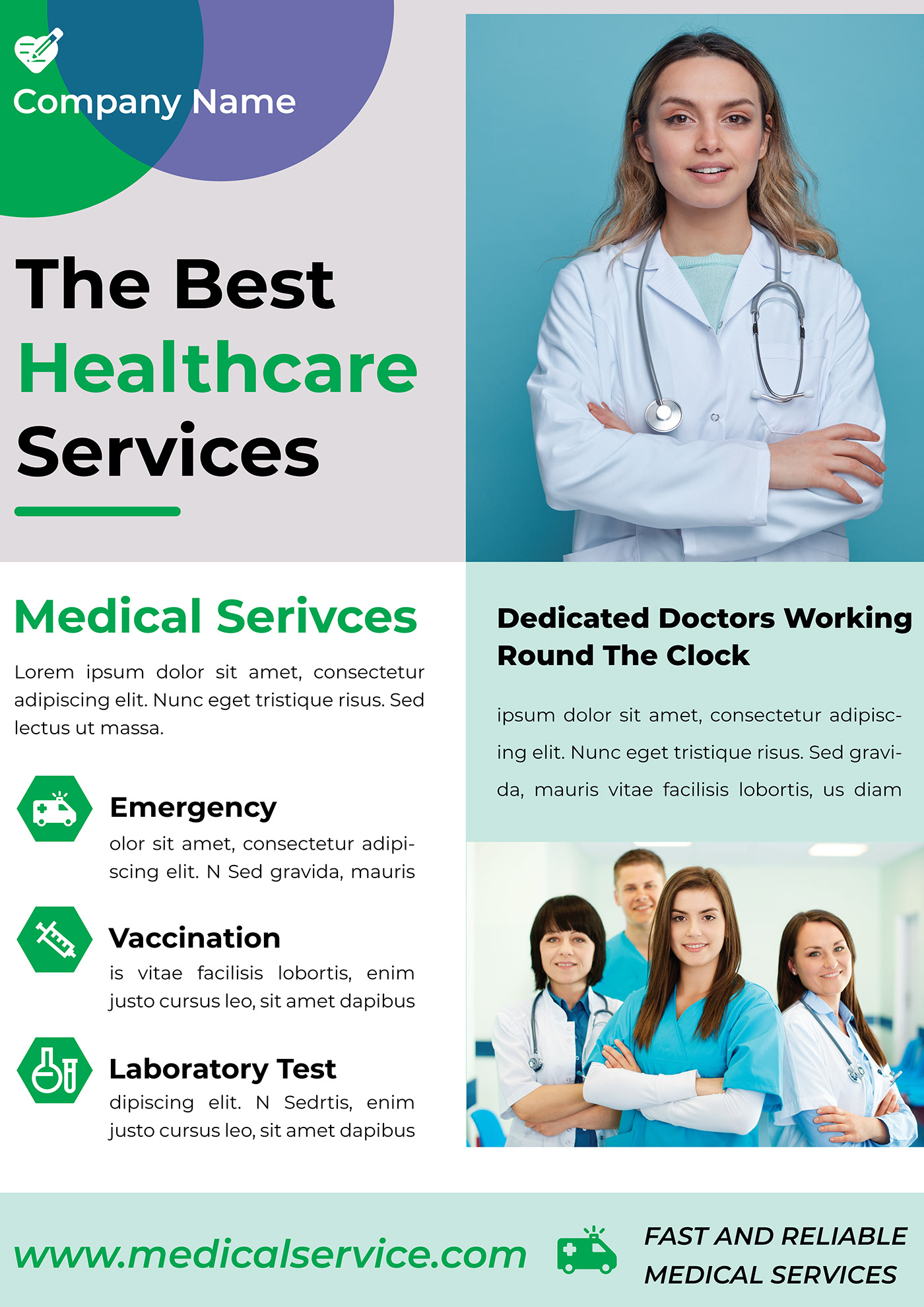 Medical flyer Design