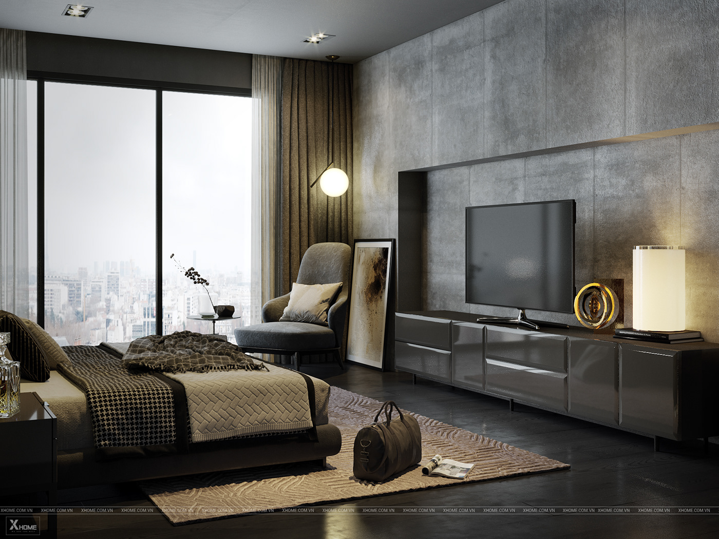 corona Thanh Hằng Vũ Vũ Thanh Hằng Thanh Hằng Minotti style livingroom Masterbedroom  luxury Interior