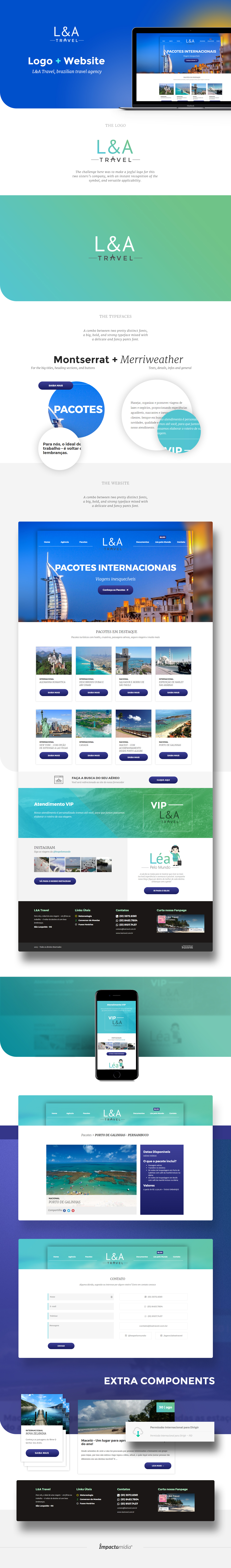 Travel Web design Webdesign Website site trip blue green logo