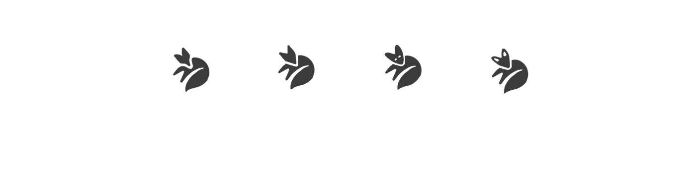 anime identity logo Logotype brandbook sign wordmark FOX animal Brand Design