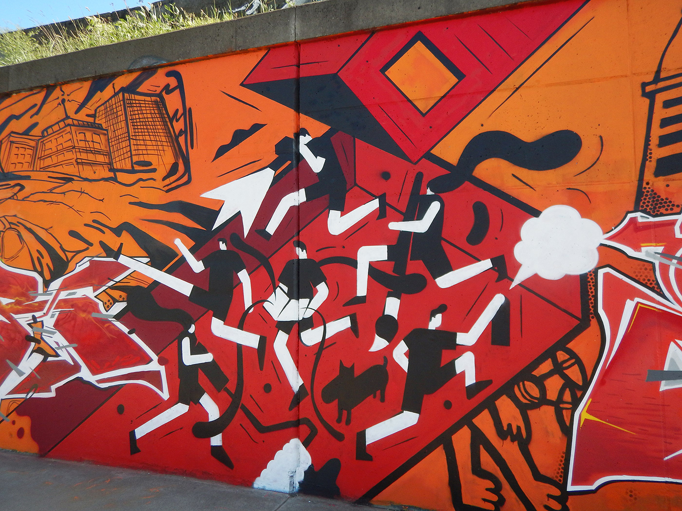 artwork Graffiti ILLUSTRATION  Mural painting   spray streetart Urbanart wall