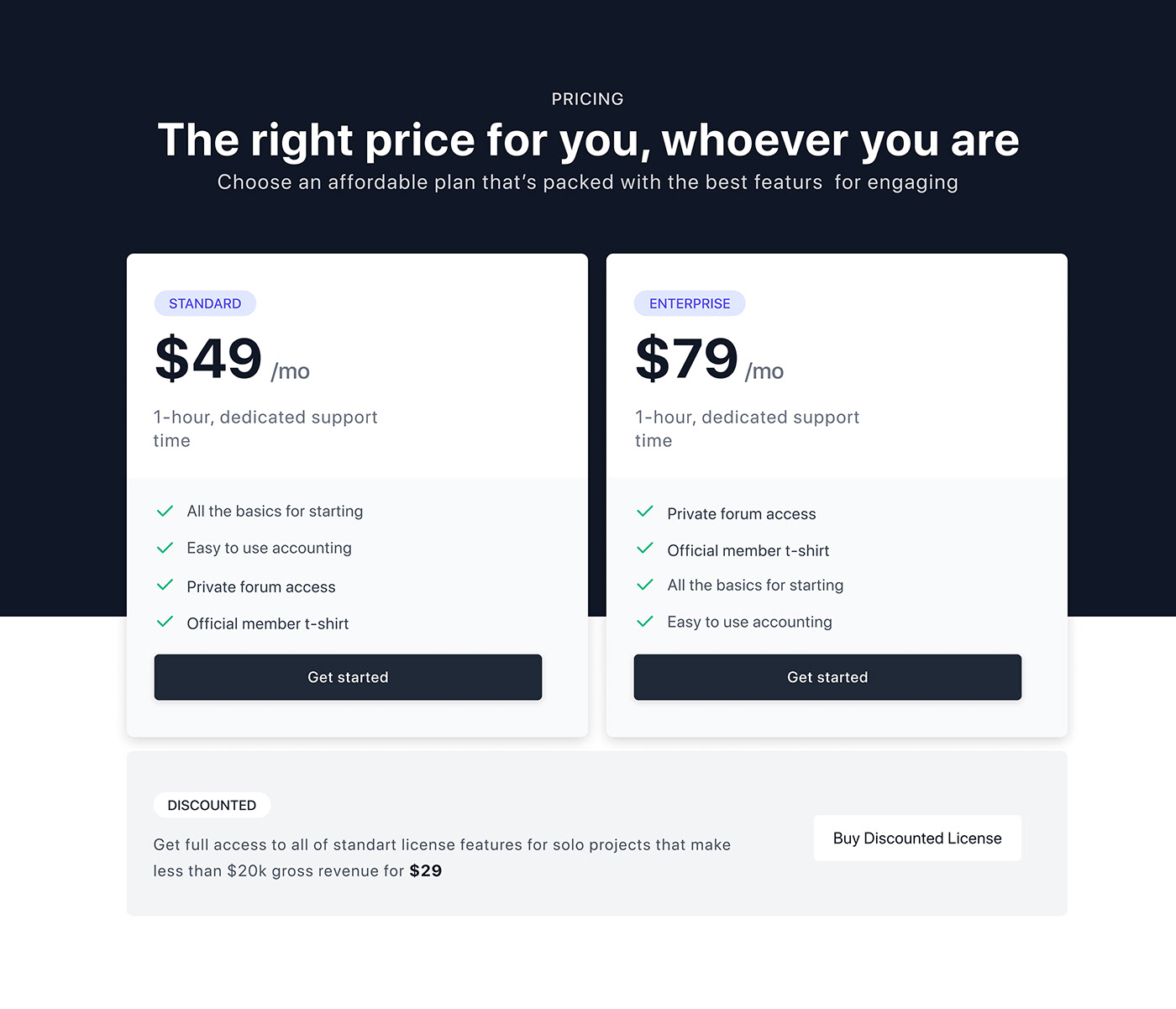 design Figma Pricing Pricing Section sardor section UI/UX Web Design  web site