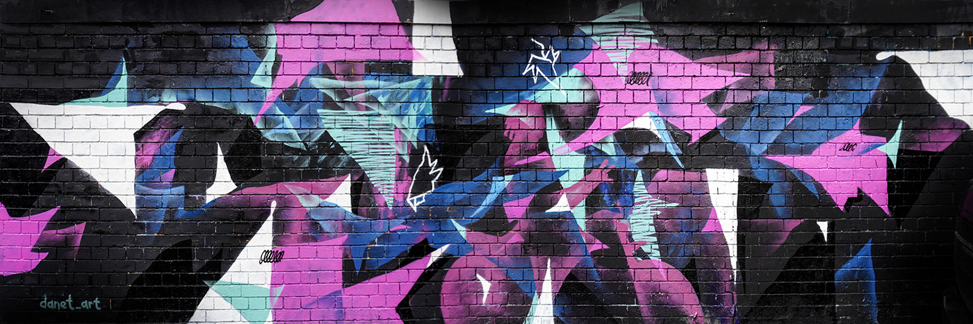 painting   Drawing  artwork Graffiti streetart Mural Street Art  spray paint abstract geometric