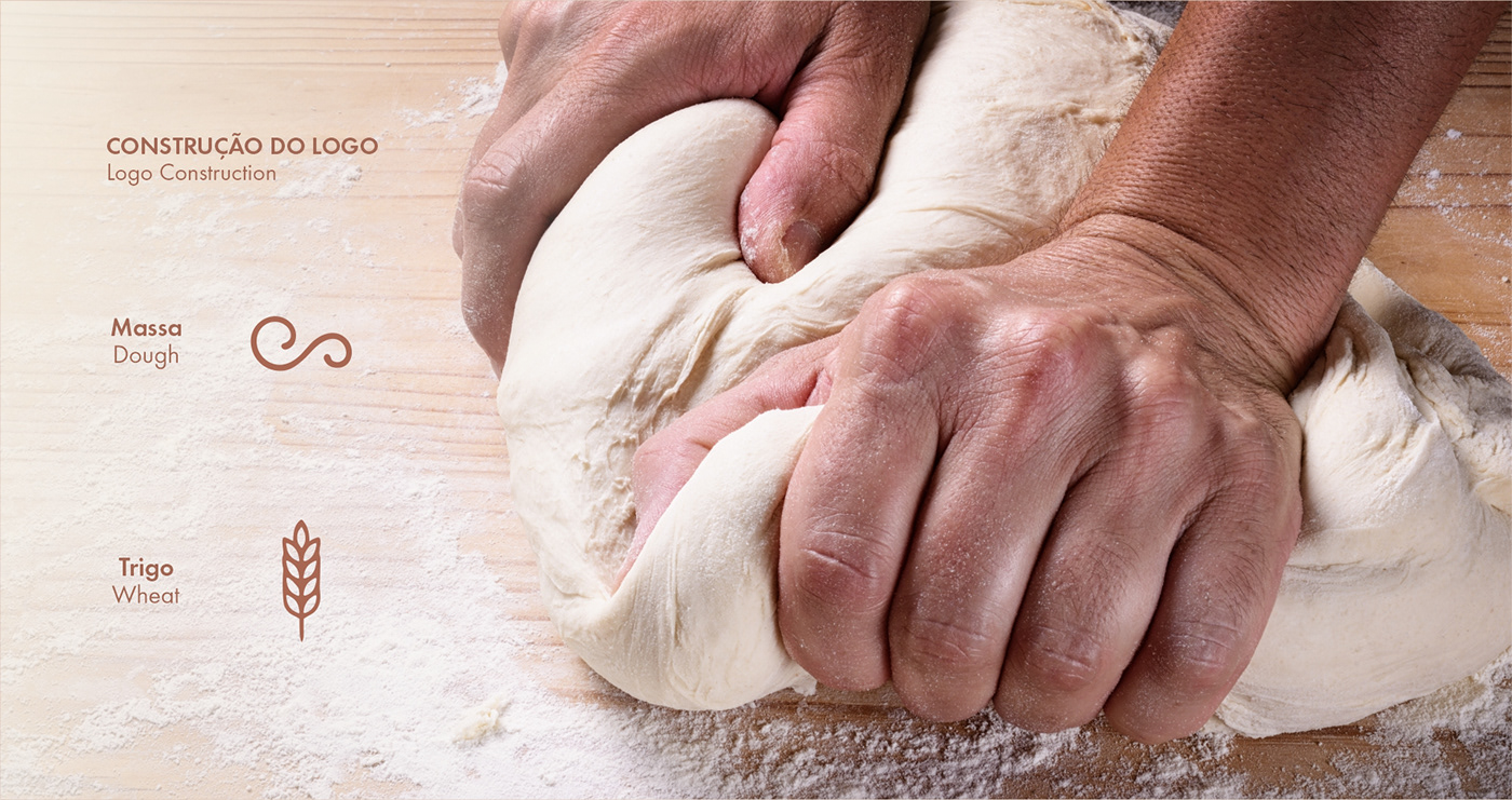 bakery brand branding  bread graphic design  logo marca Padaria pao