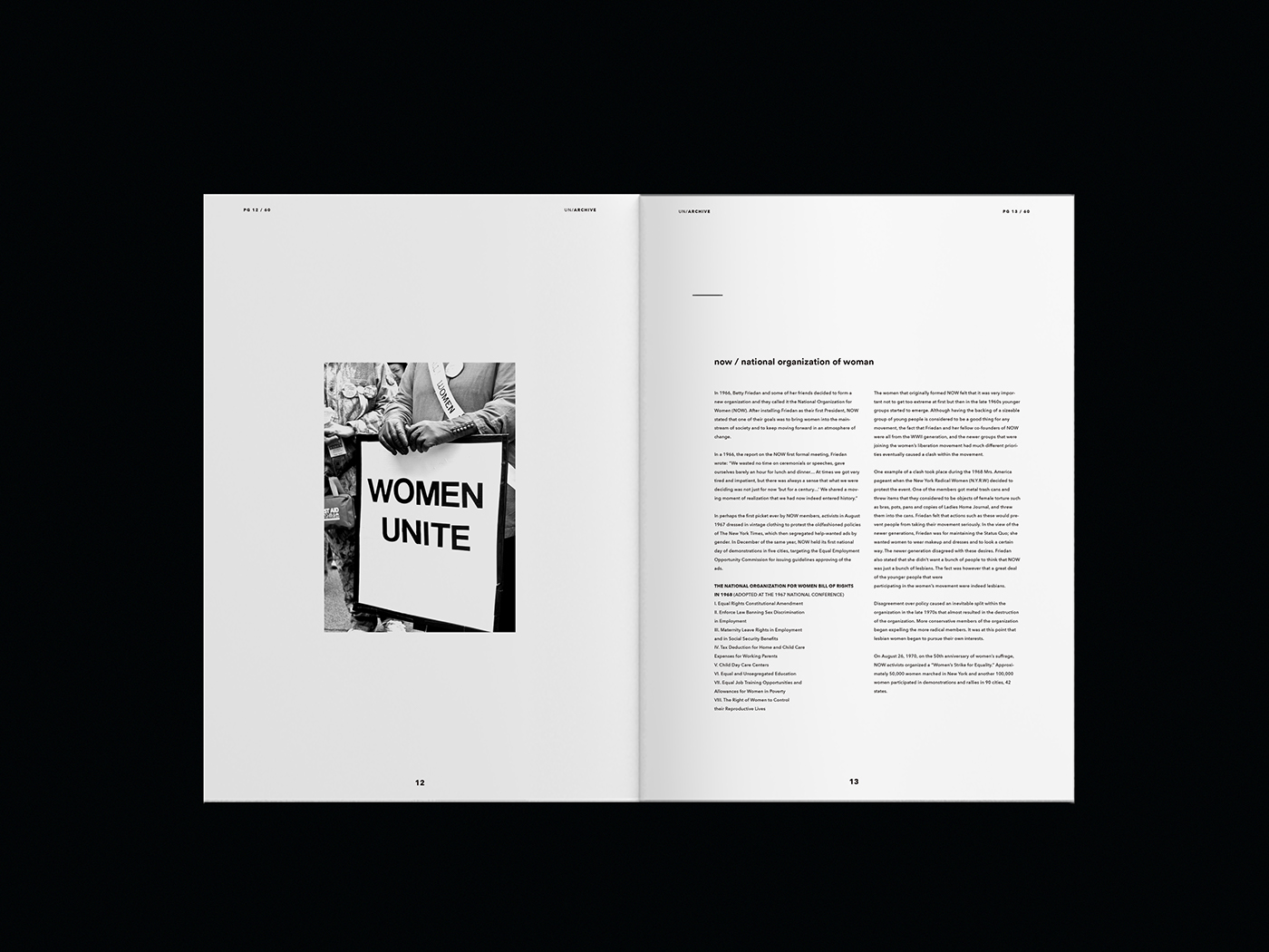 Fashion  Gender genderless editorial magazine blackandwhite feminism tipography