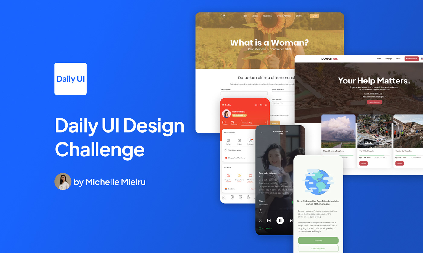 DailyUI dailyuichallenge Figma landing page ui design UI/UX user interface ux Web Design 