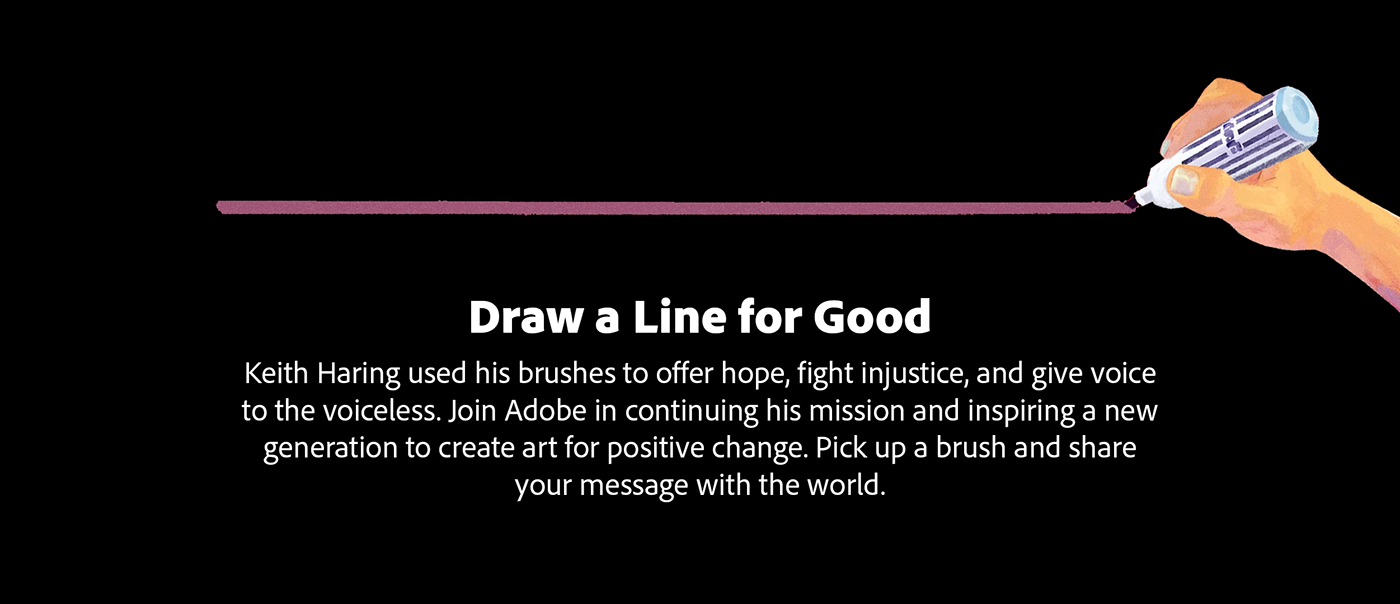 Graffiti Keith Haring streetart ux adobe Advertising  animation  cartoon ILLUSTRATION  video