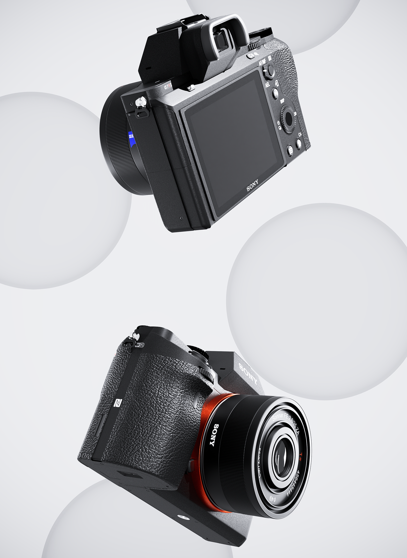 camera electronic Product Photography product visualization CGI 3D