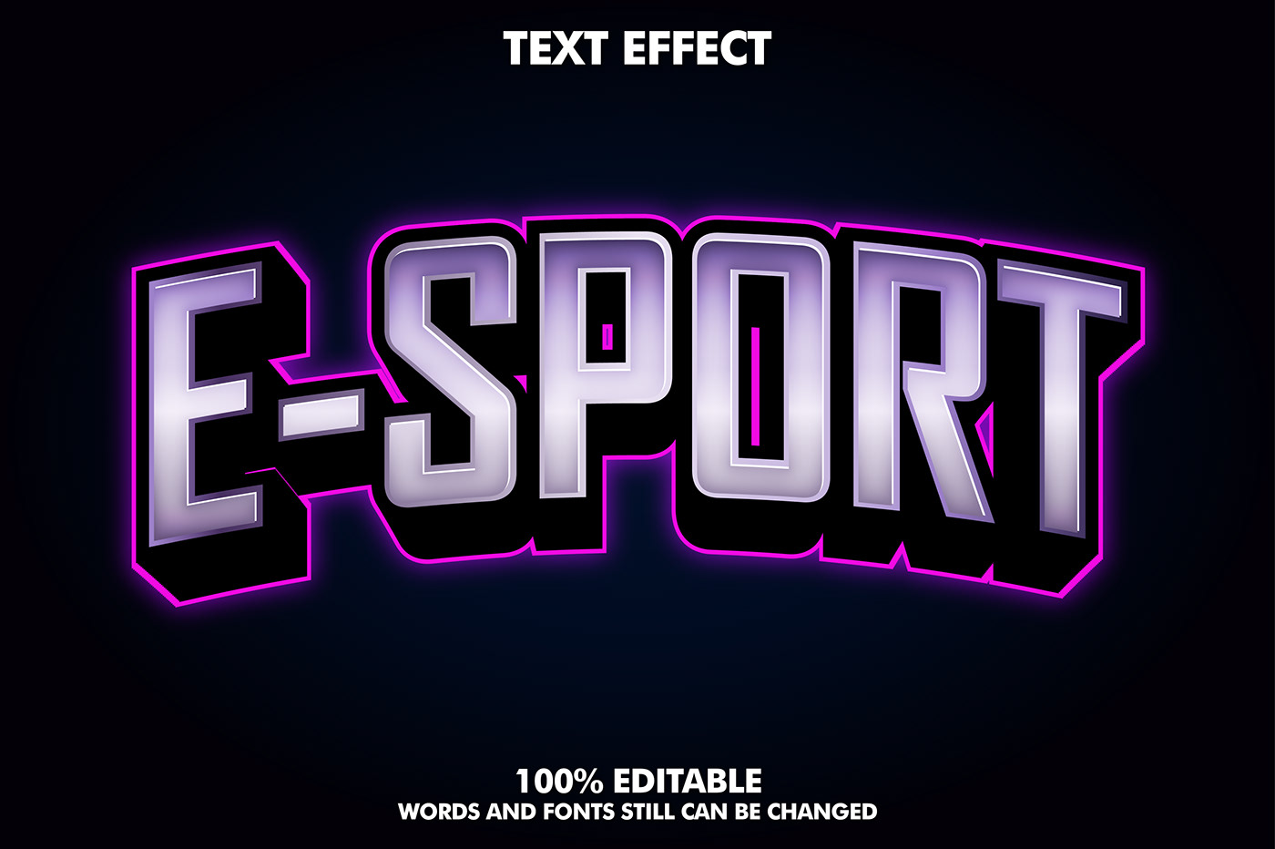 alphabet creative e-sport logo font graphic style Logotype Project template text effect typography  