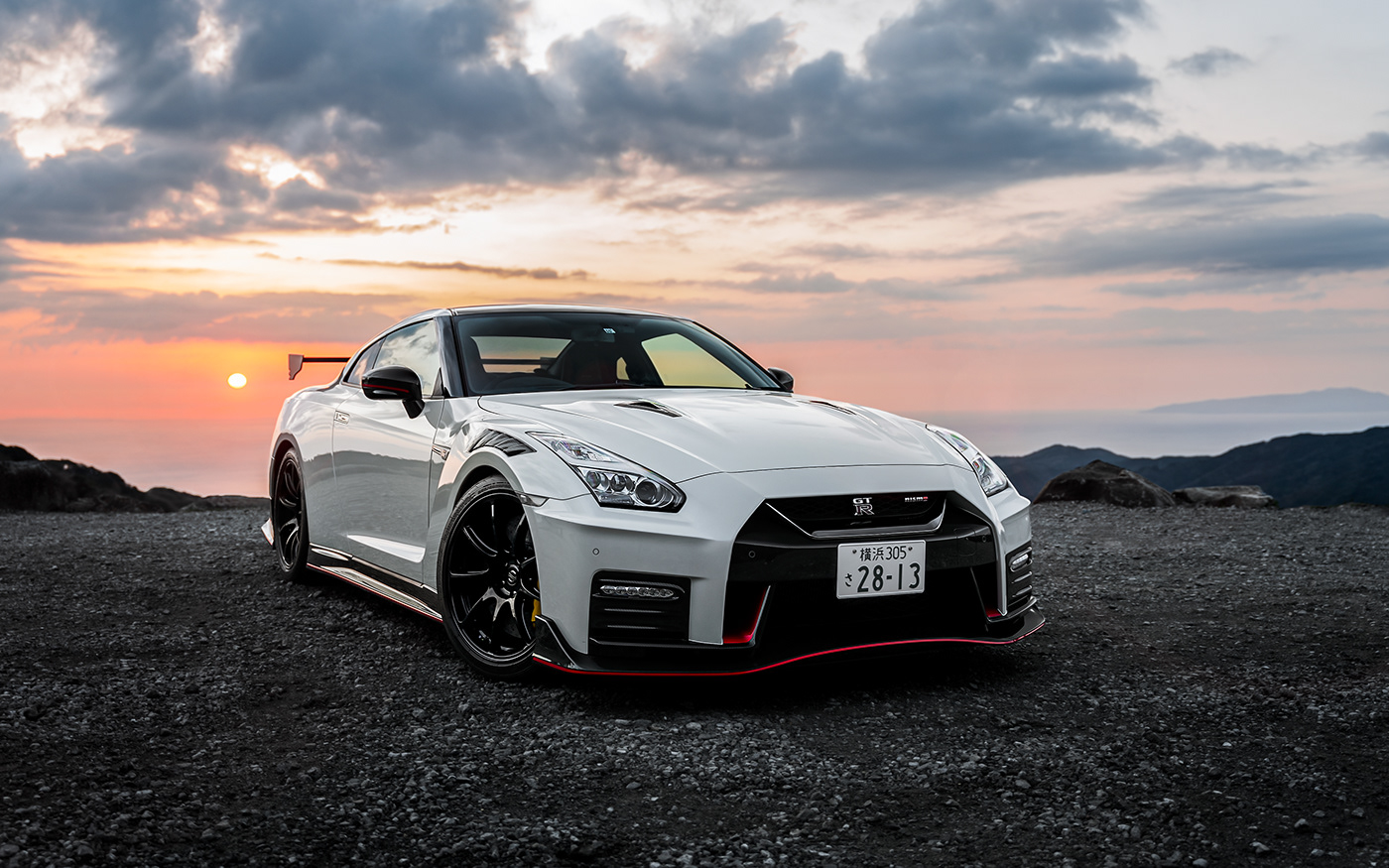 automotive   commercial GTR japan Nature nismo Nissan Photography  Sunrise tokyo