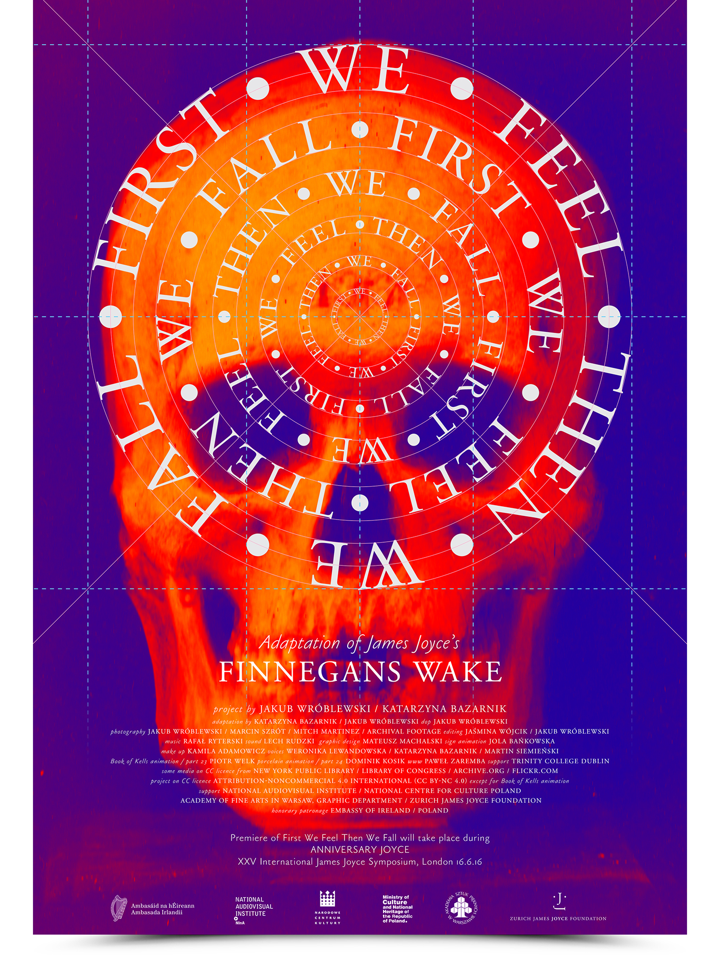 FWFTWF movie identity MACHALSKI mateusz Web art Project poster joyce Finnegans Wake ASP