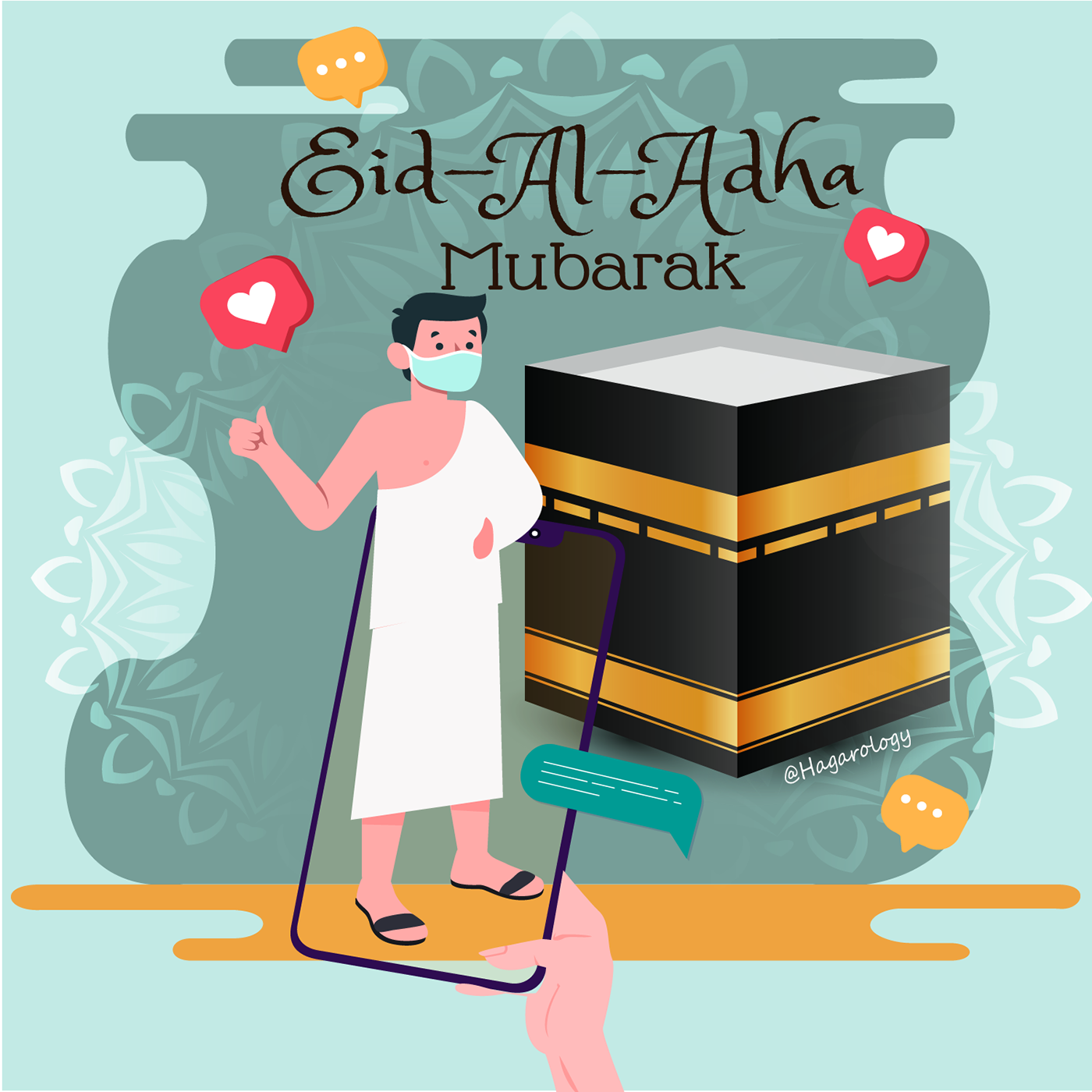 babyblue ehram Eid Eid Al Adha eid mubarak EID UL ADHA ka3ba man moslim social media