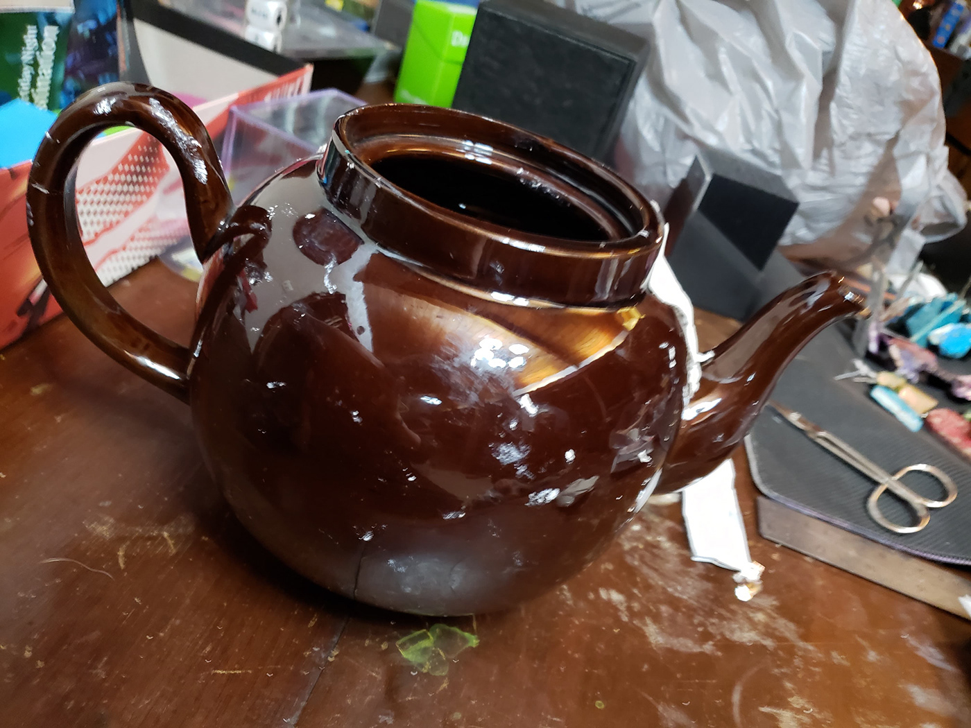 clay creepy odd Painted tea