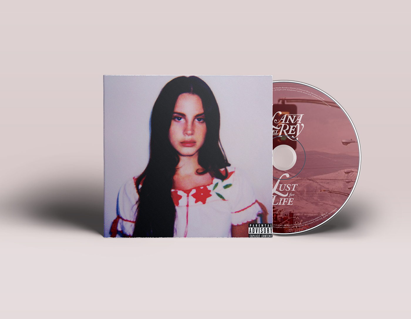 music album cover canvas Cover Art Lana Del Rey CD design Packaging