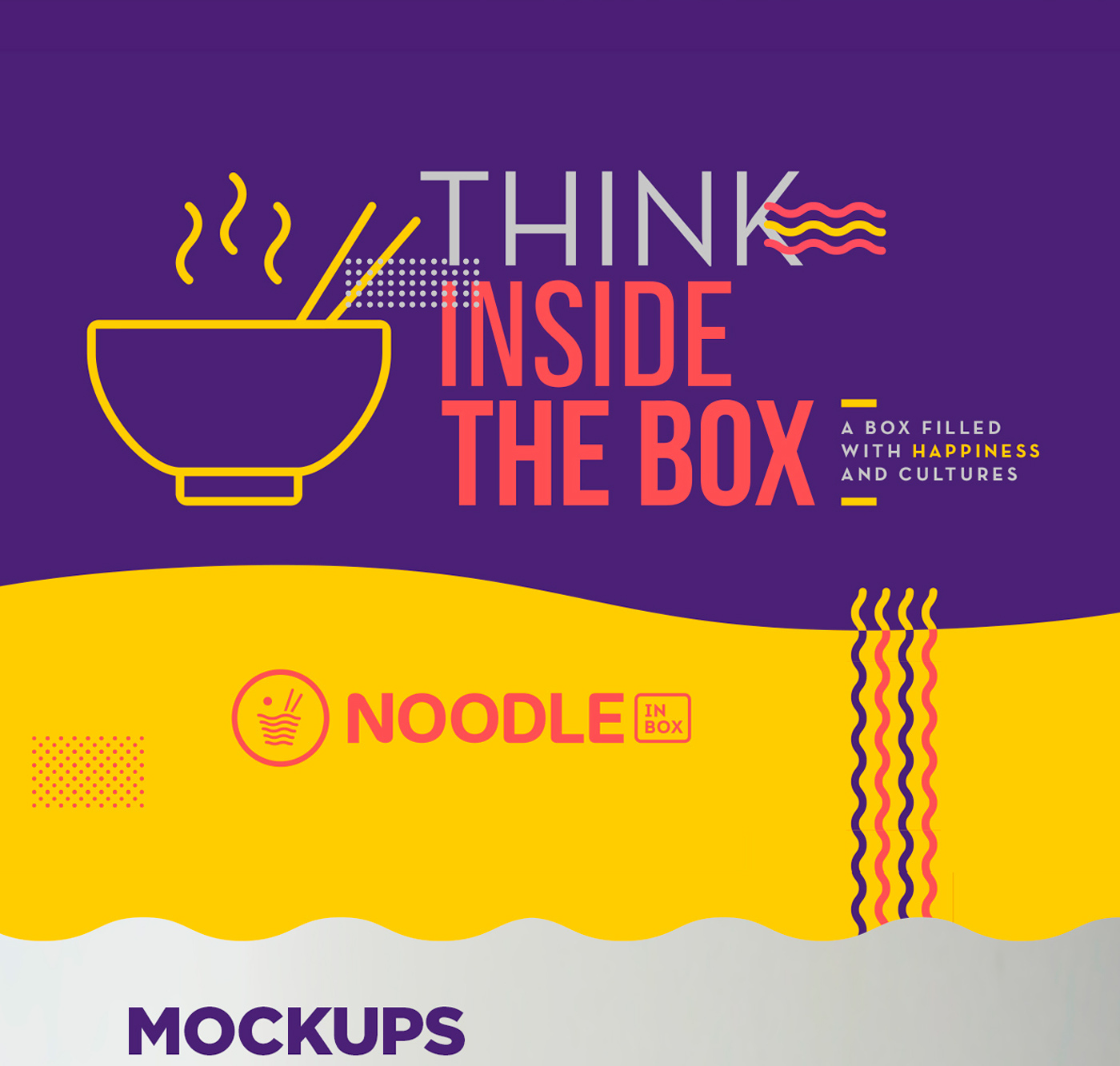 dubai Fast food oriental cuisine design Food  noodles Packaging