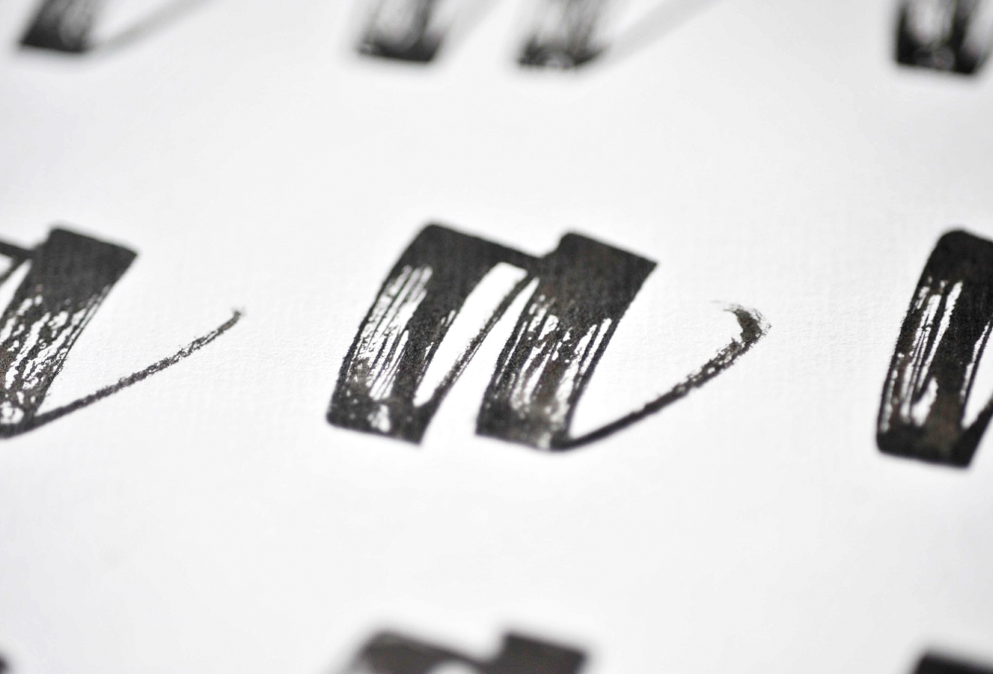 Calligraphy   lettering brush lettering brush ink Pentel marilyn mason vinyl music