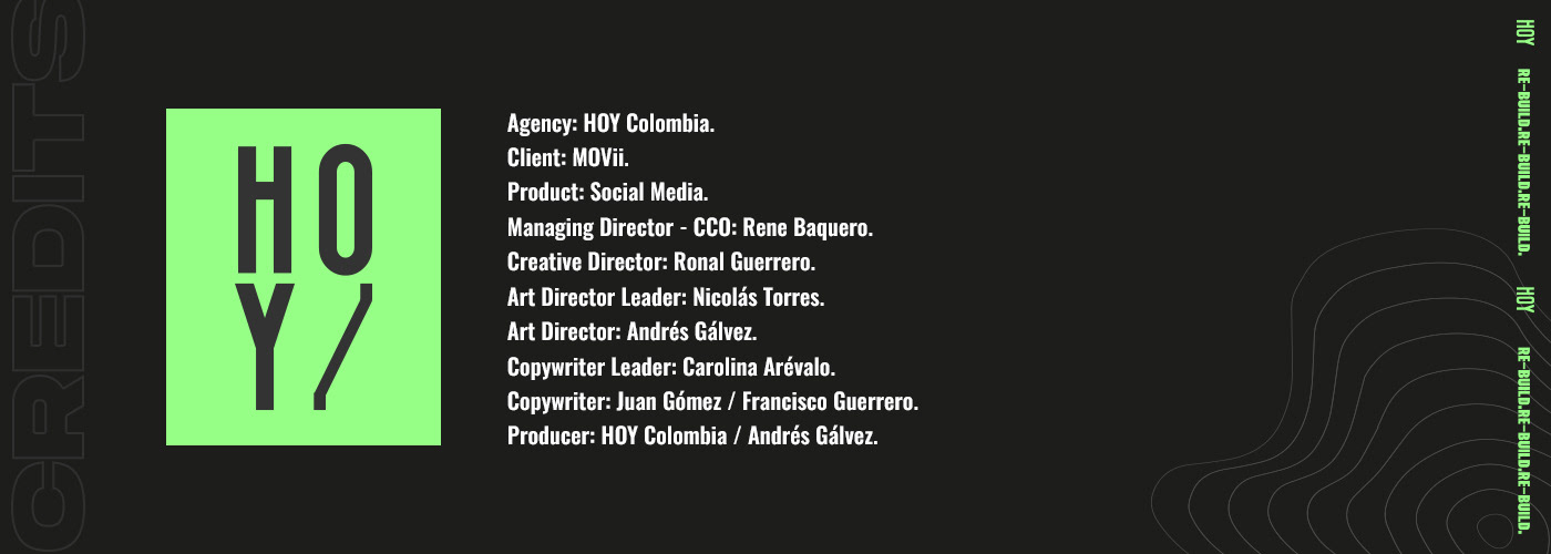 colombia diseño gráfico HOY Colombia movii social media