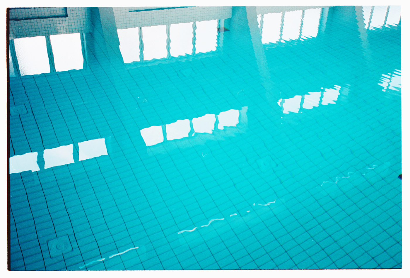 architecture Photography  indoor swimming pool google maps modern spaces reflection symetry hallenbad