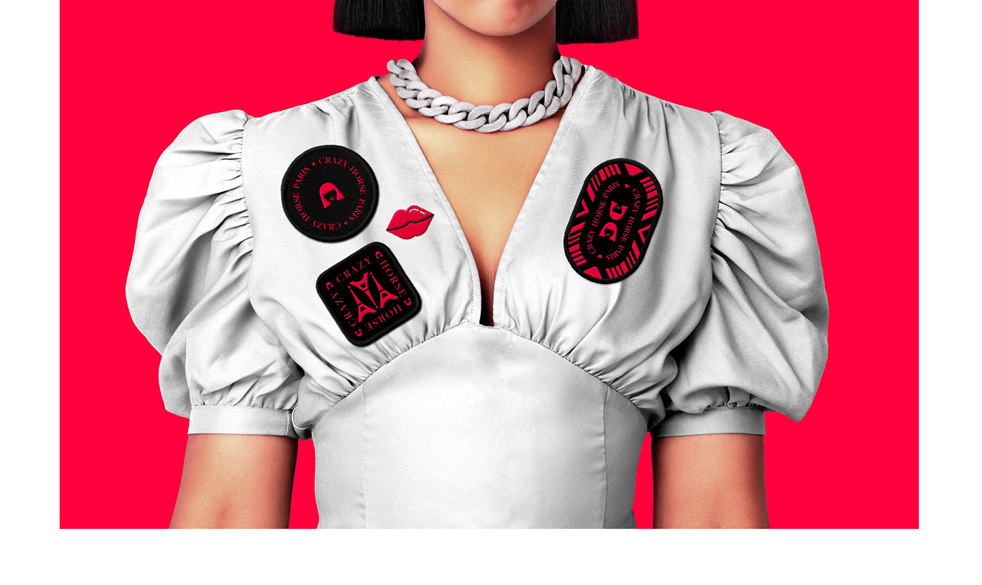 branding  cabaret Fashion  graphic design  identity motion design Paris women Crazy Horse dancers