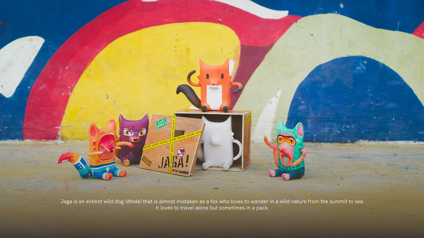 Mascot Urban toys Mural designertoys design
