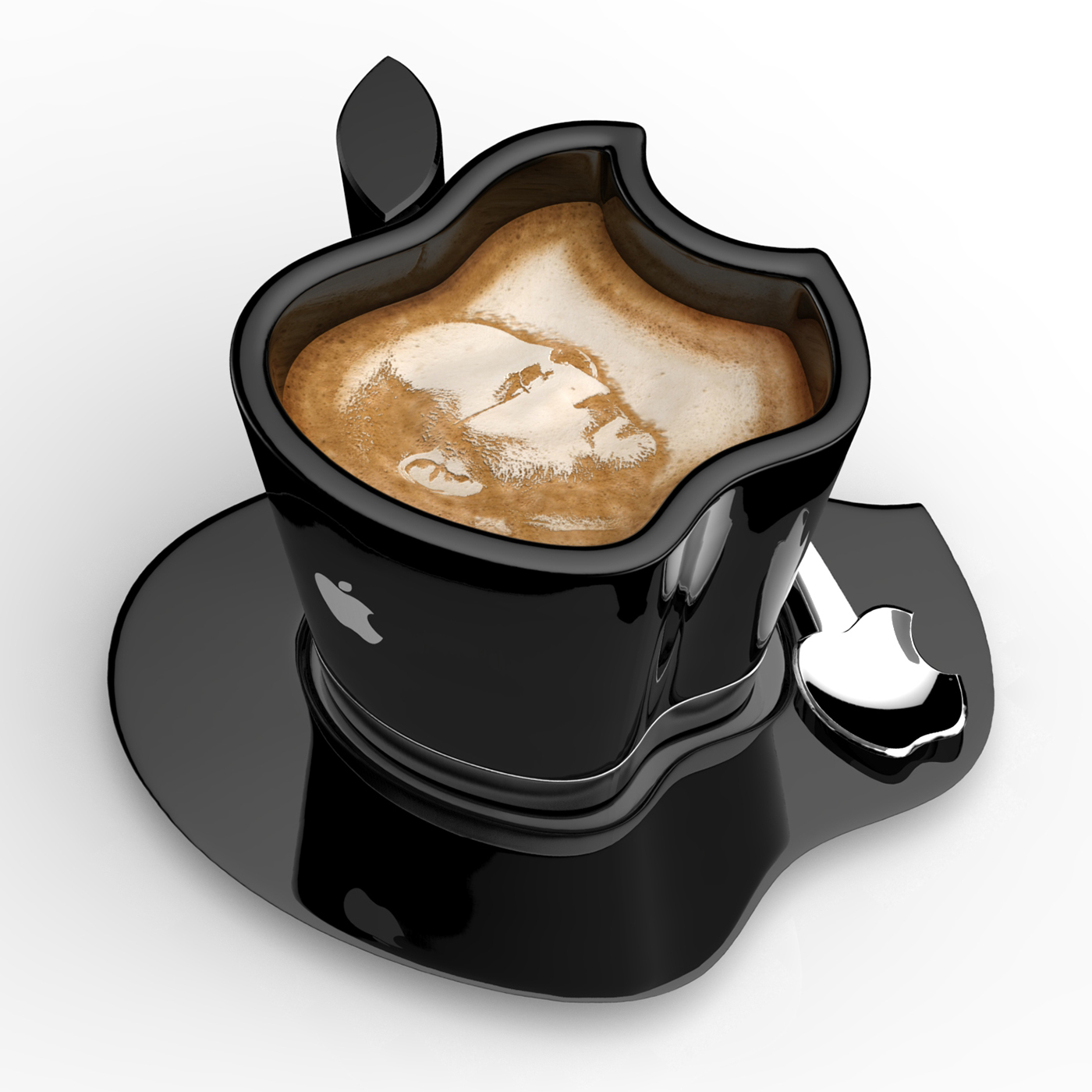 iCup apple cup Coffee Office Jobs DevianTom Zvonaric