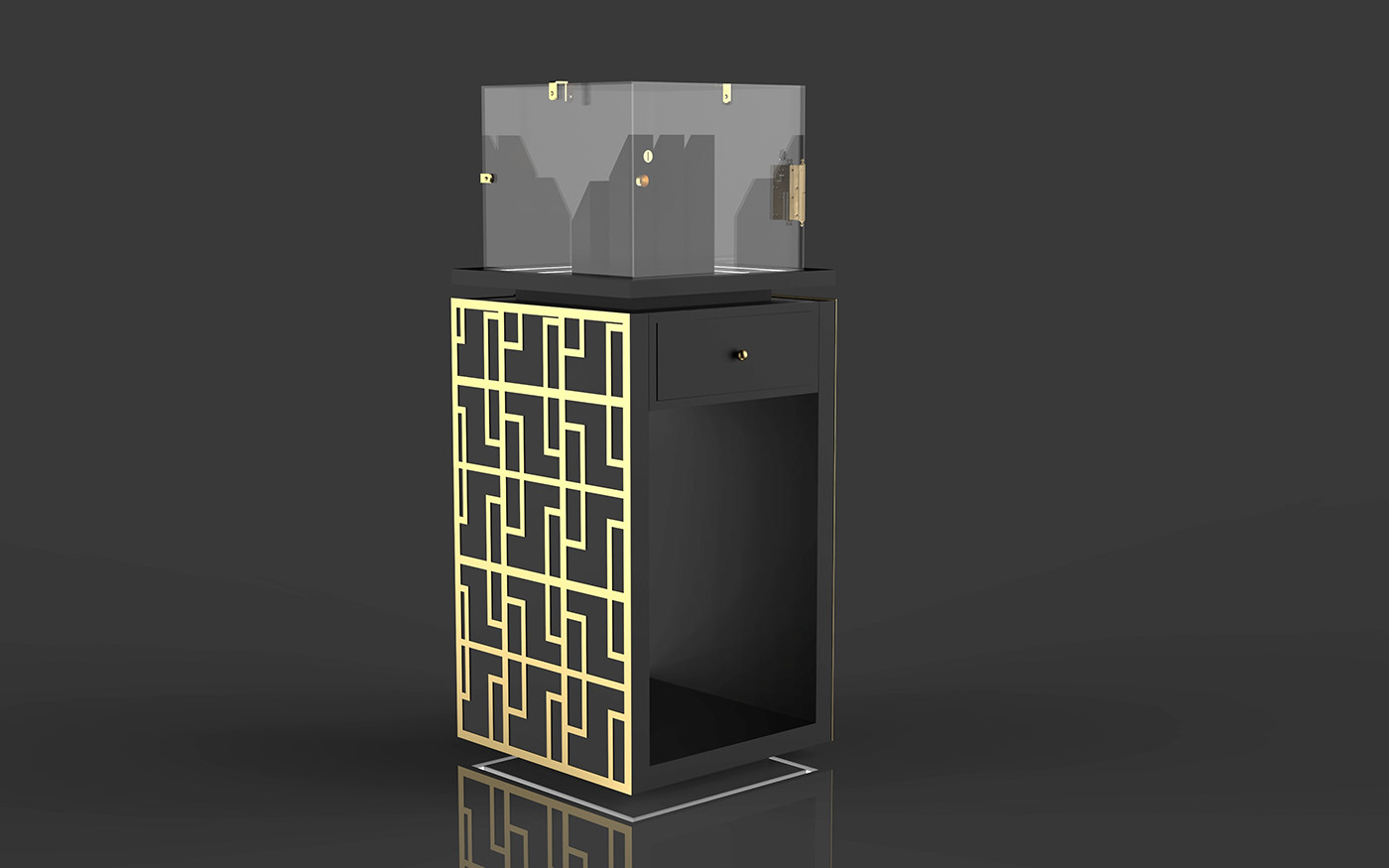 design counter tower 3d design Render 3ds max Product Display