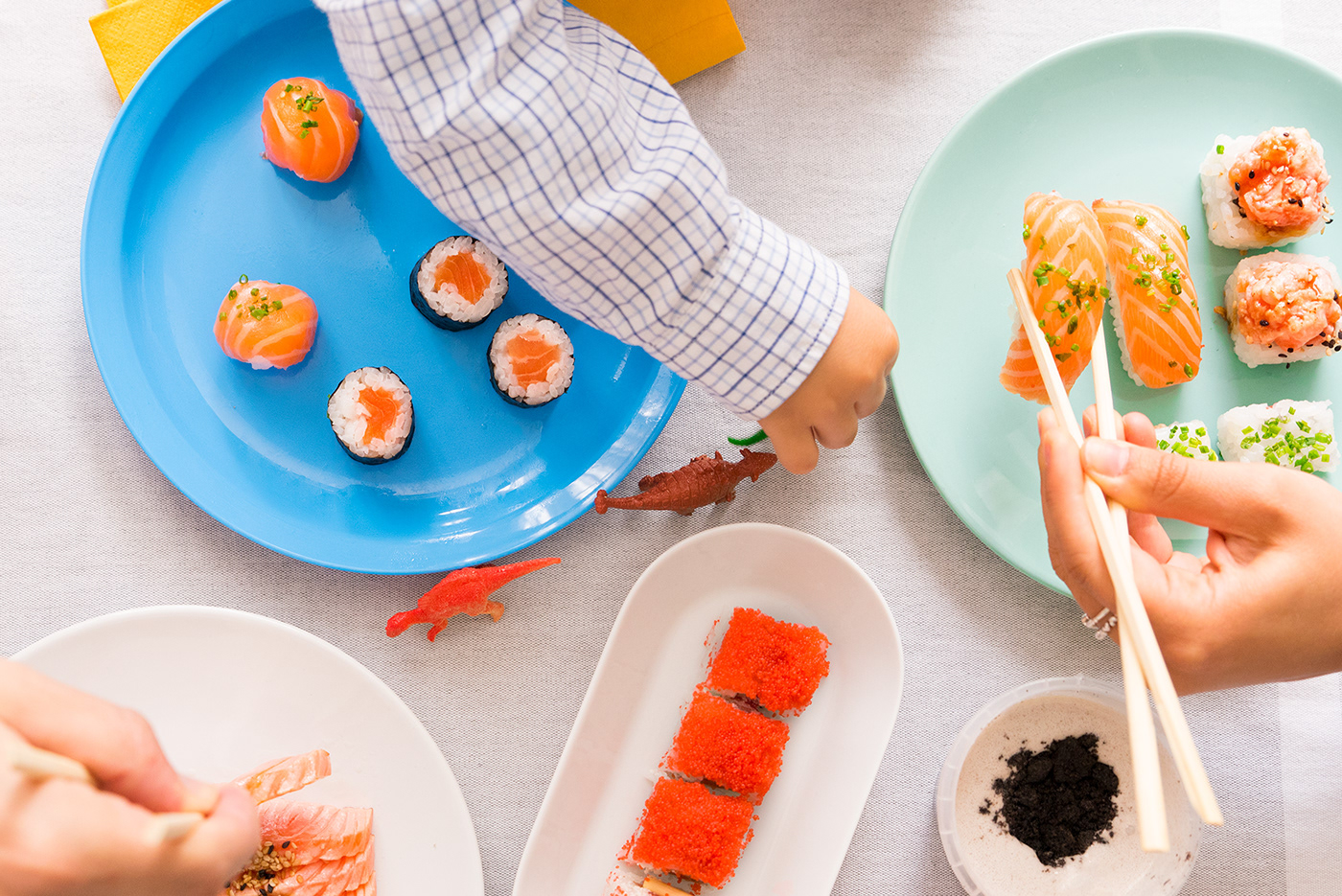 Packaging Sushi kids ILLUSTRATION  pastel Fun design