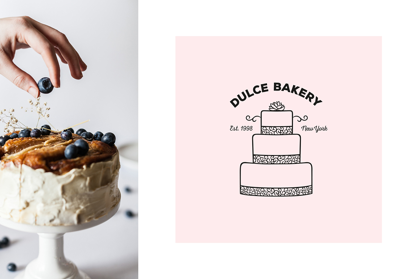 logo logos brand branding  Food  Sweets cake bakery vintage Fruit