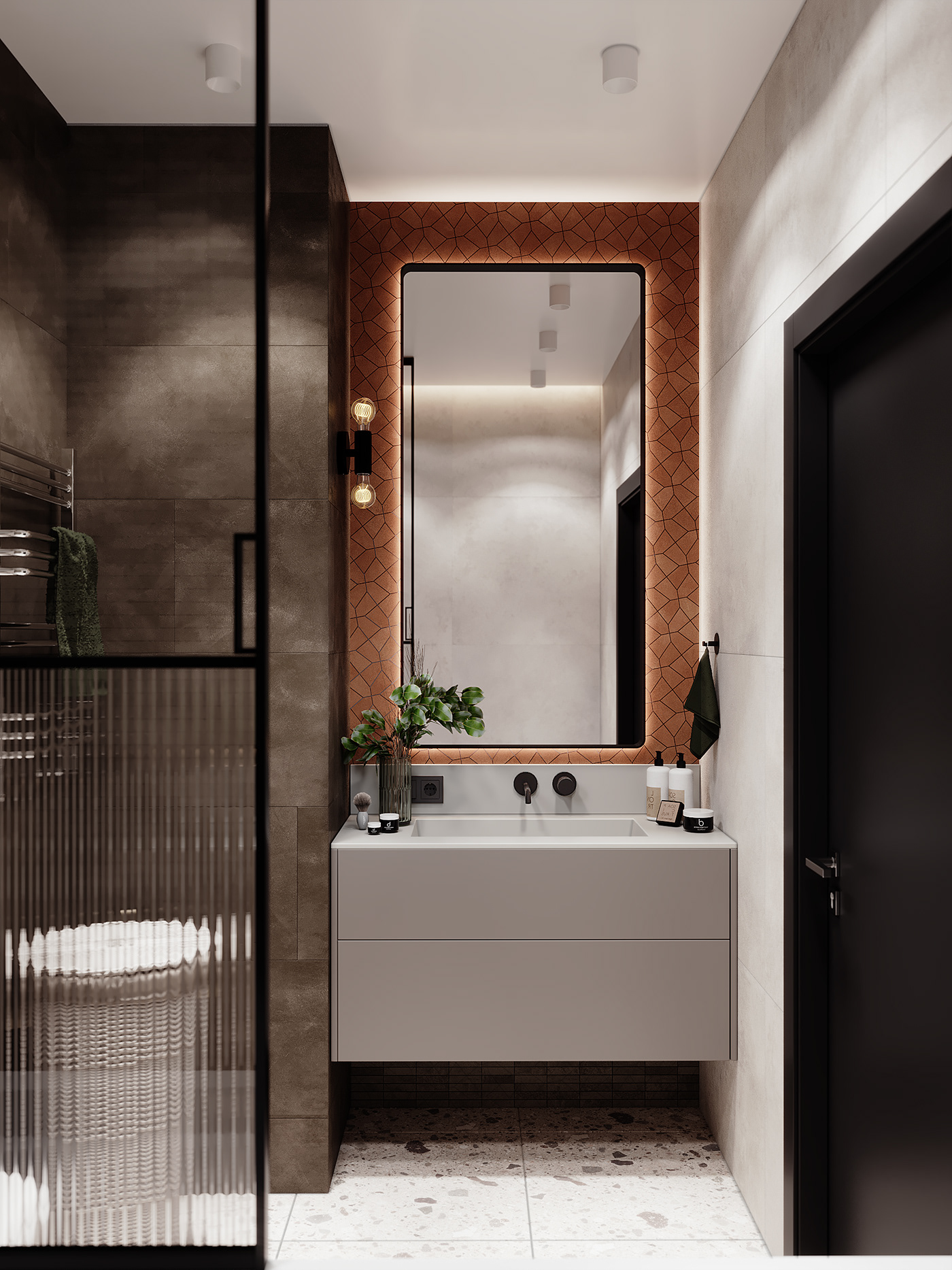 3dmax bathroom cgartist CoronaRender  coronarenderer design designer photoshop visualization