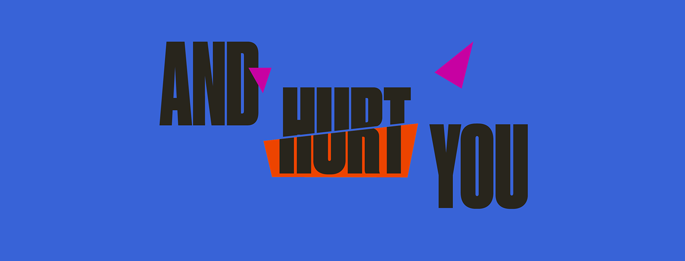 music typography   Advertising  80s 90s colors