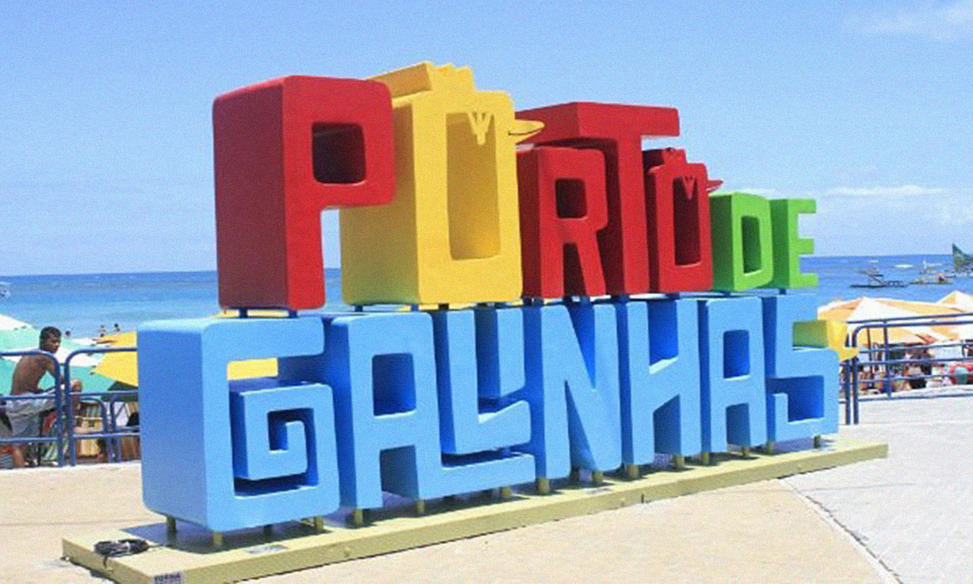 porto de galinhas ipojuca beach summer Brasil pernambuco marca logo
