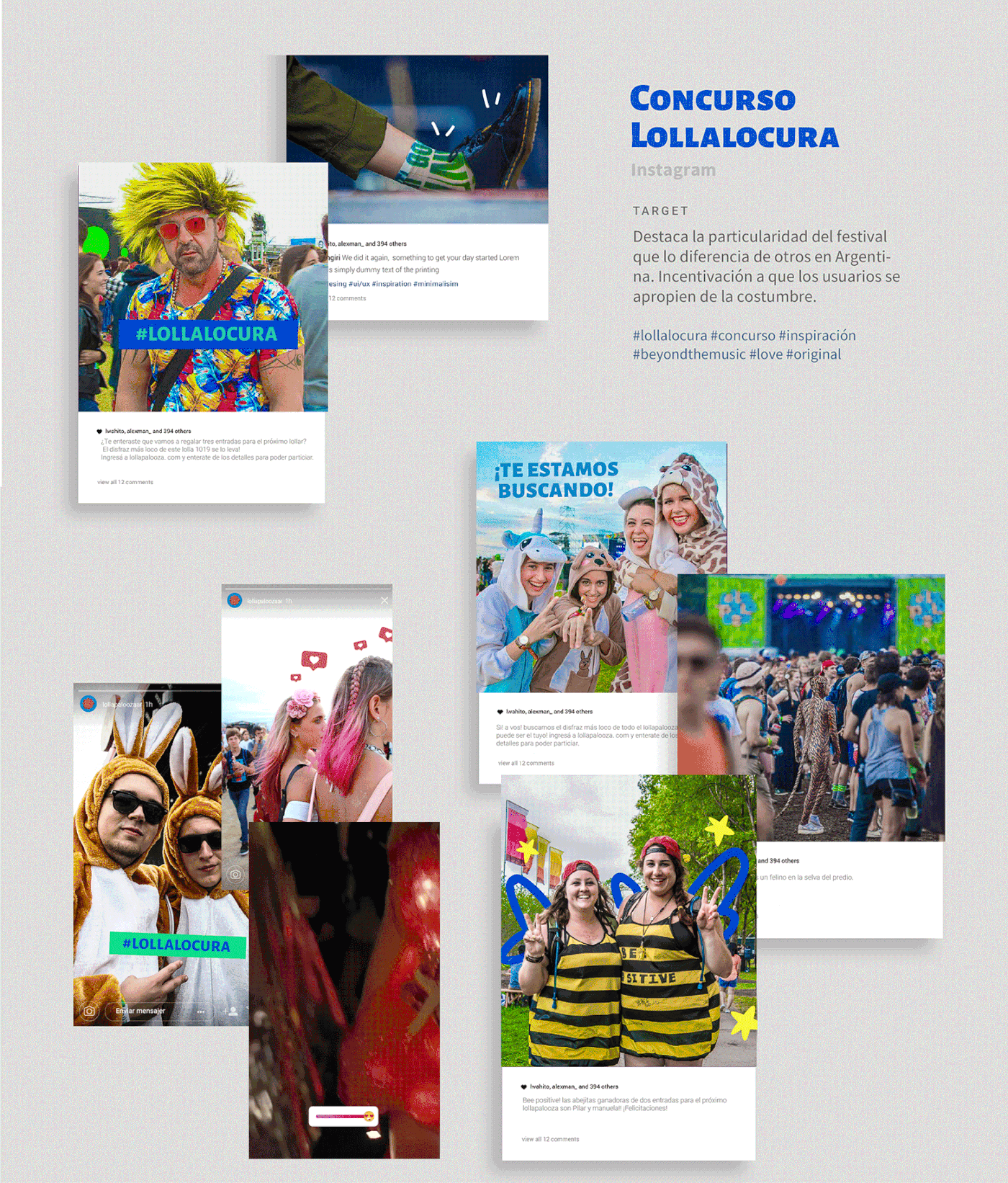 festival lollapalooza graphic design  social media marketing   Event tickets music concert merchandising
