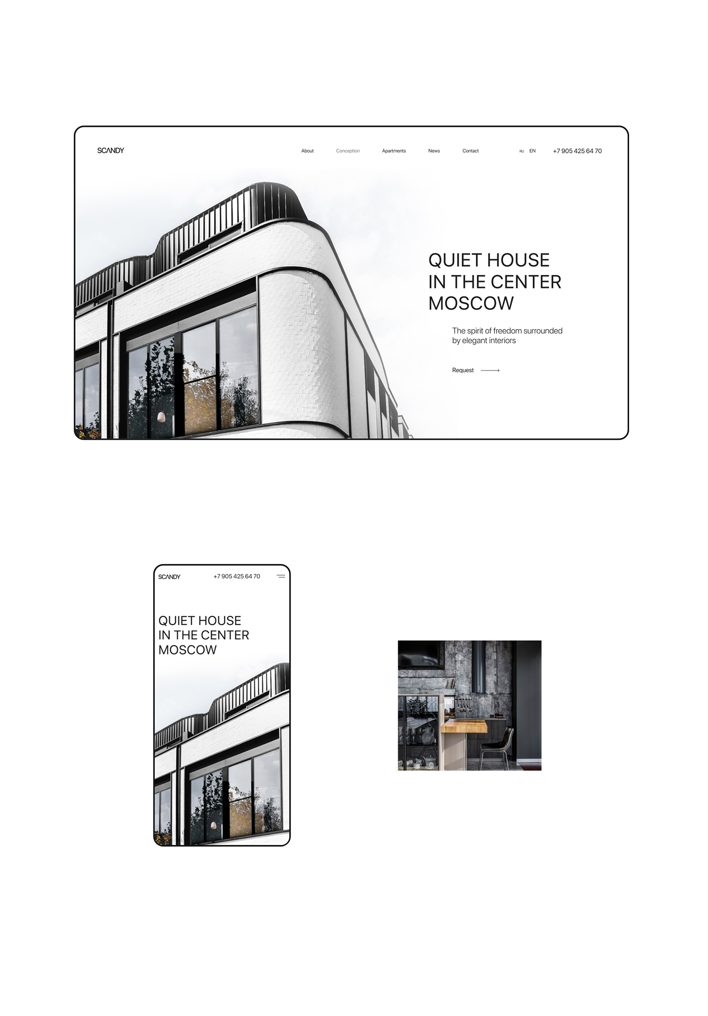 Adobe XD apartments clean Figma minimal minimalistic photoshop Style