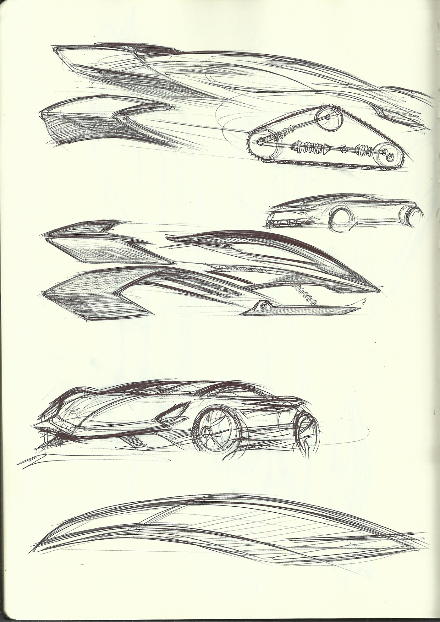 sketches automotive   industrial
