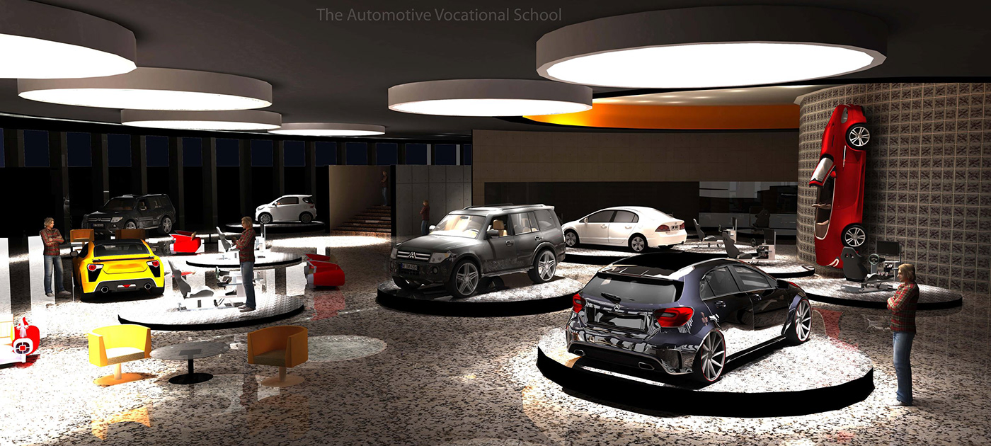 sketch automotive   Museum Design