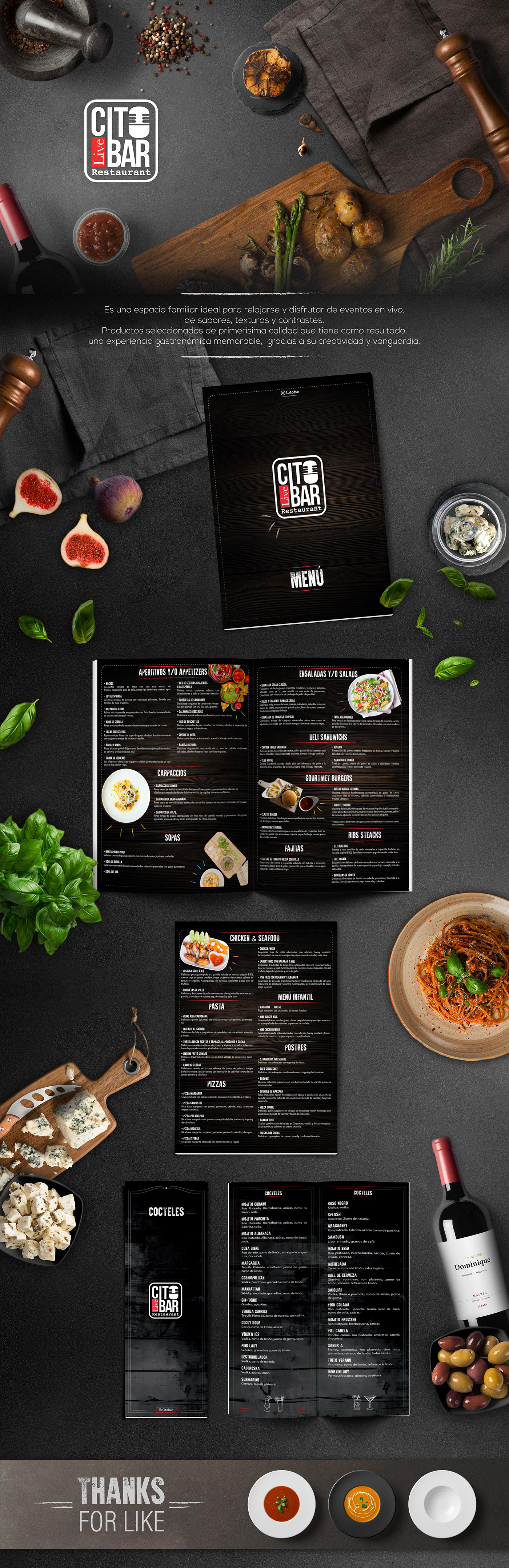 editorial graphicdesign diseño menu restaurant Food  diagramming kitchen type Fotografia