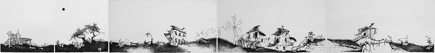 ink drawings ILLUSTRATION  Iskra Iskra Karadzhova