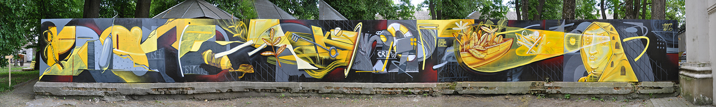 dilk FEROS KENO kickit kickit art studio tabu Street Art  Mural Graffiti painting  
