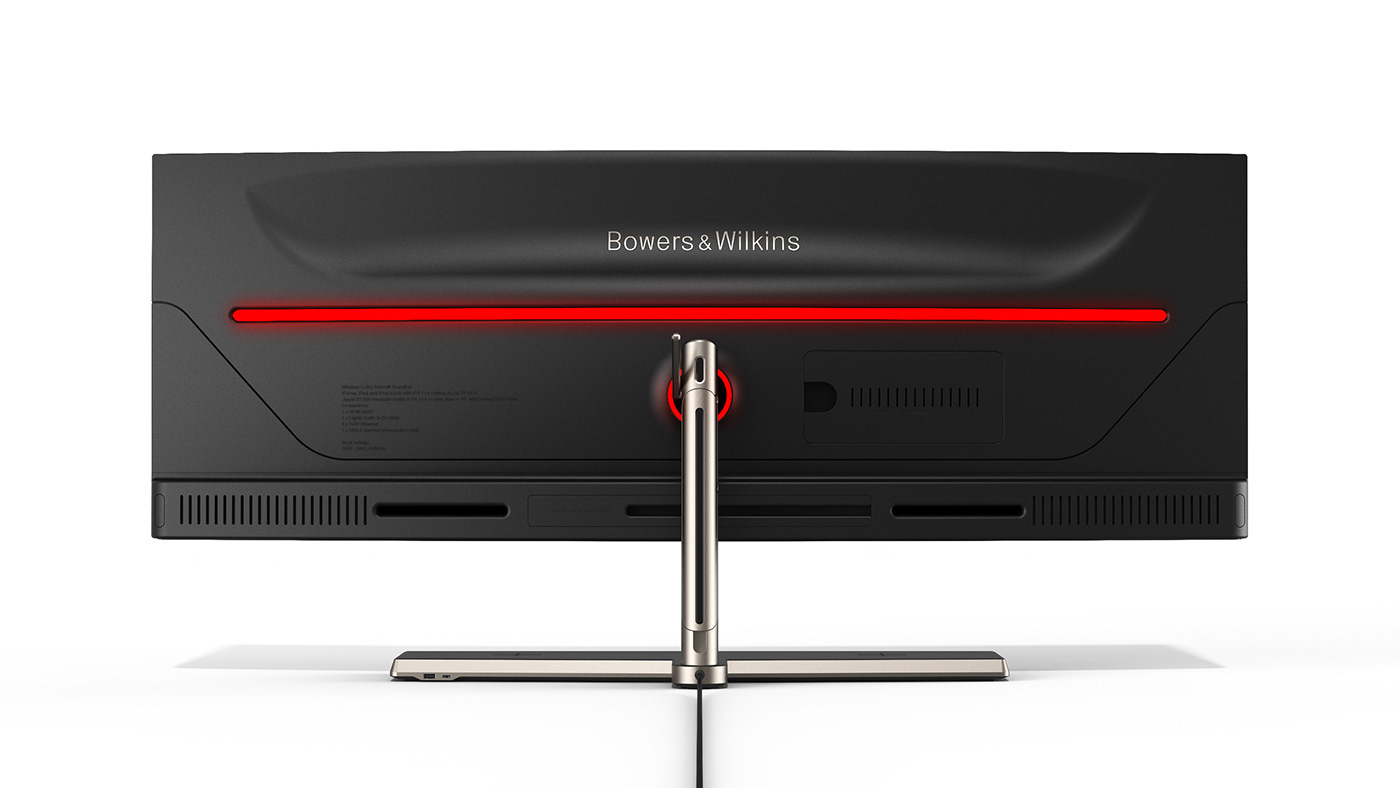 design monitor designstudio Display soundbar speaker Audio gaming monitor product design  industrial design 