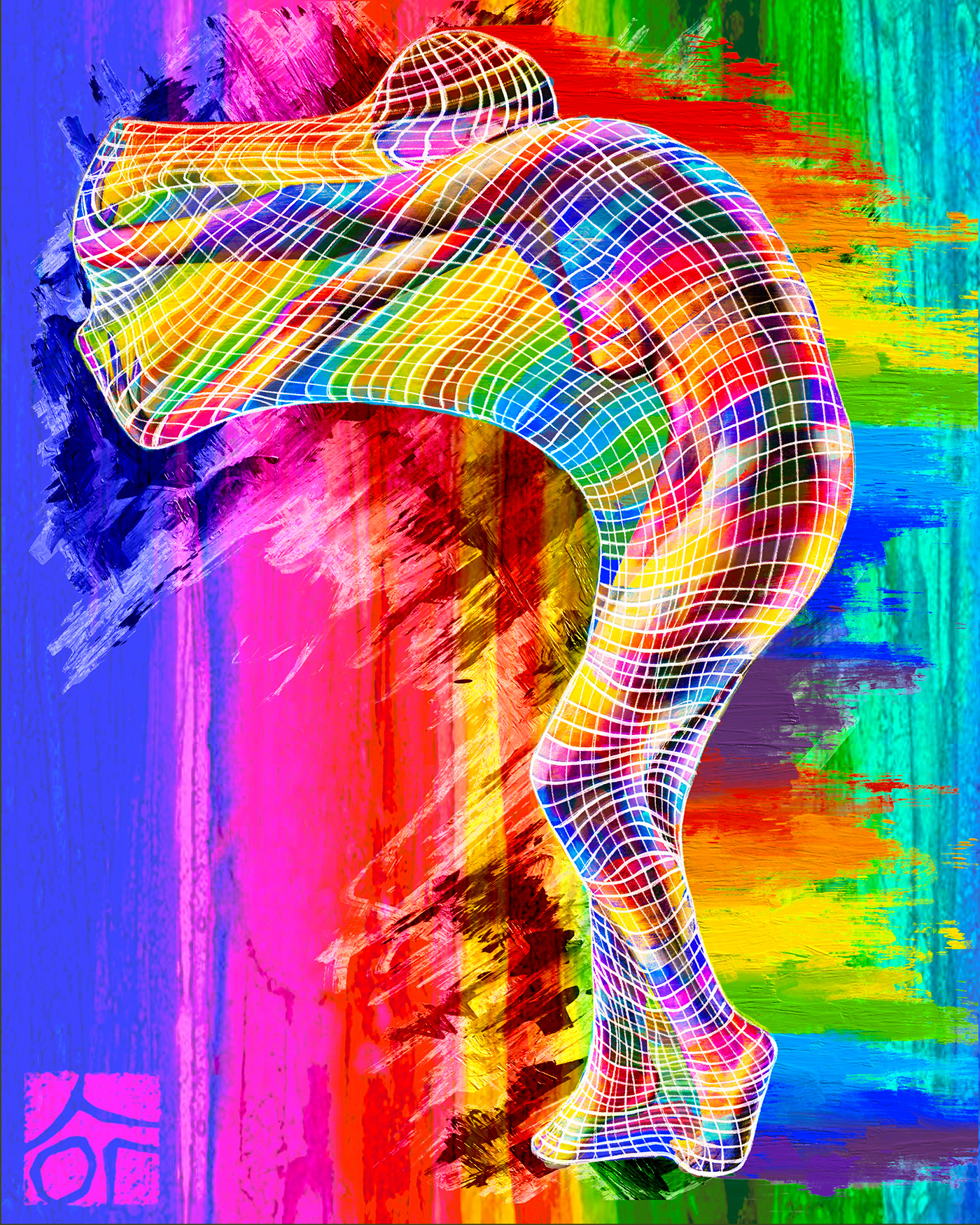 art artwork pride month Love equality equal rights LGBTQ+ rainbow