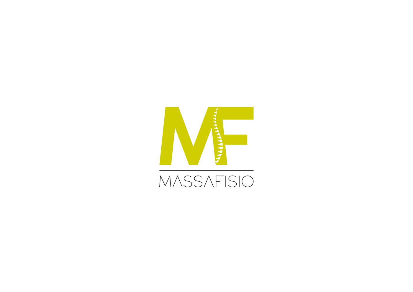 brand fisioterapia graphic design rebranding logo corporate image Web paper print massafisio