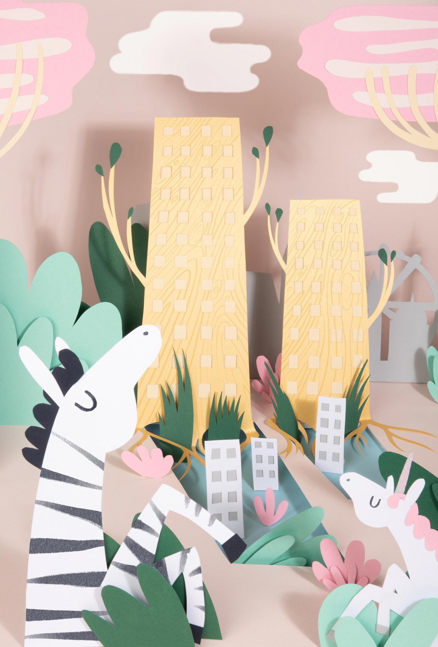 startups editorial illusrration wienerin zebras