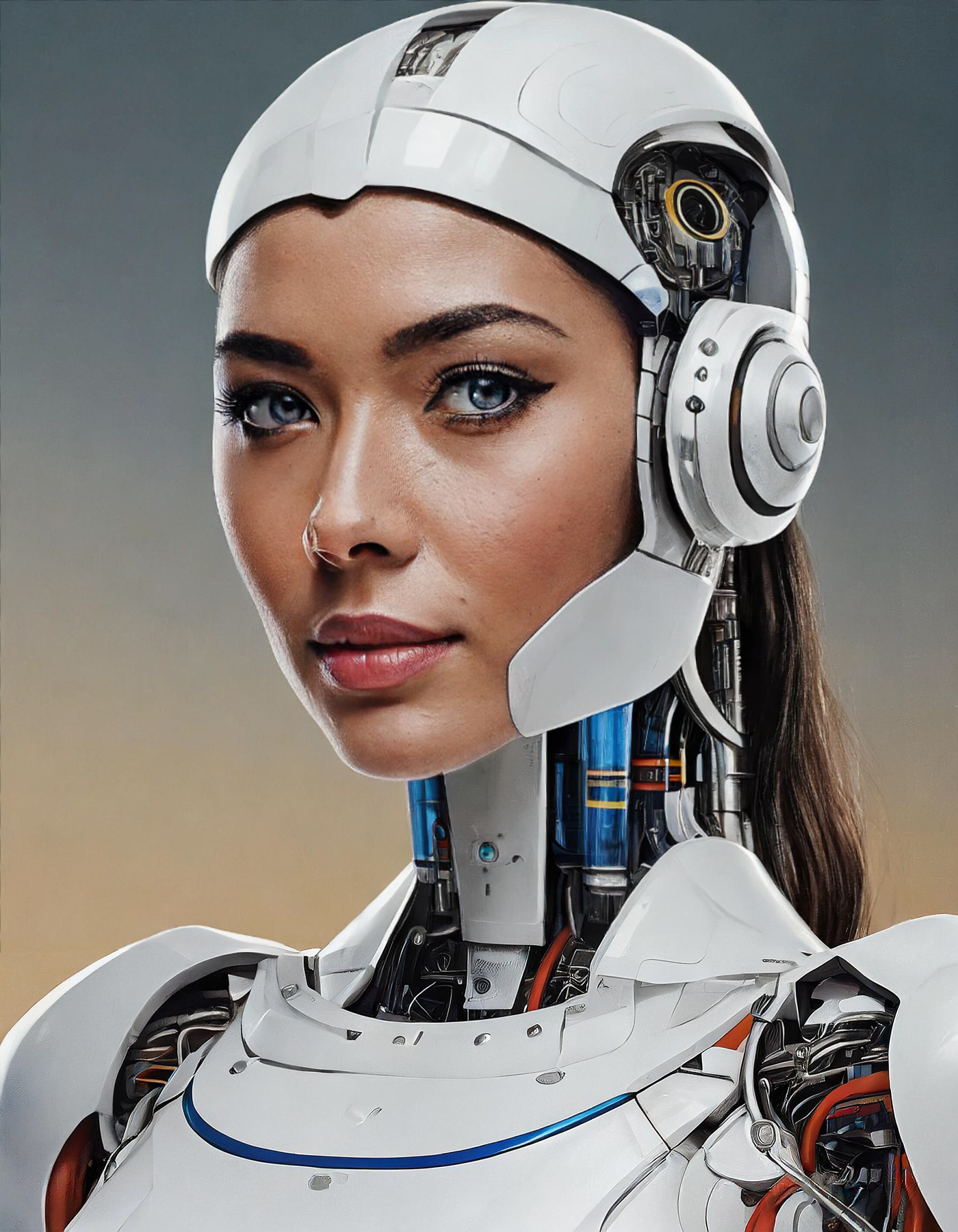 robots sci-fi ai artificial intelligence future futuristic Cyberpunk concept art artist