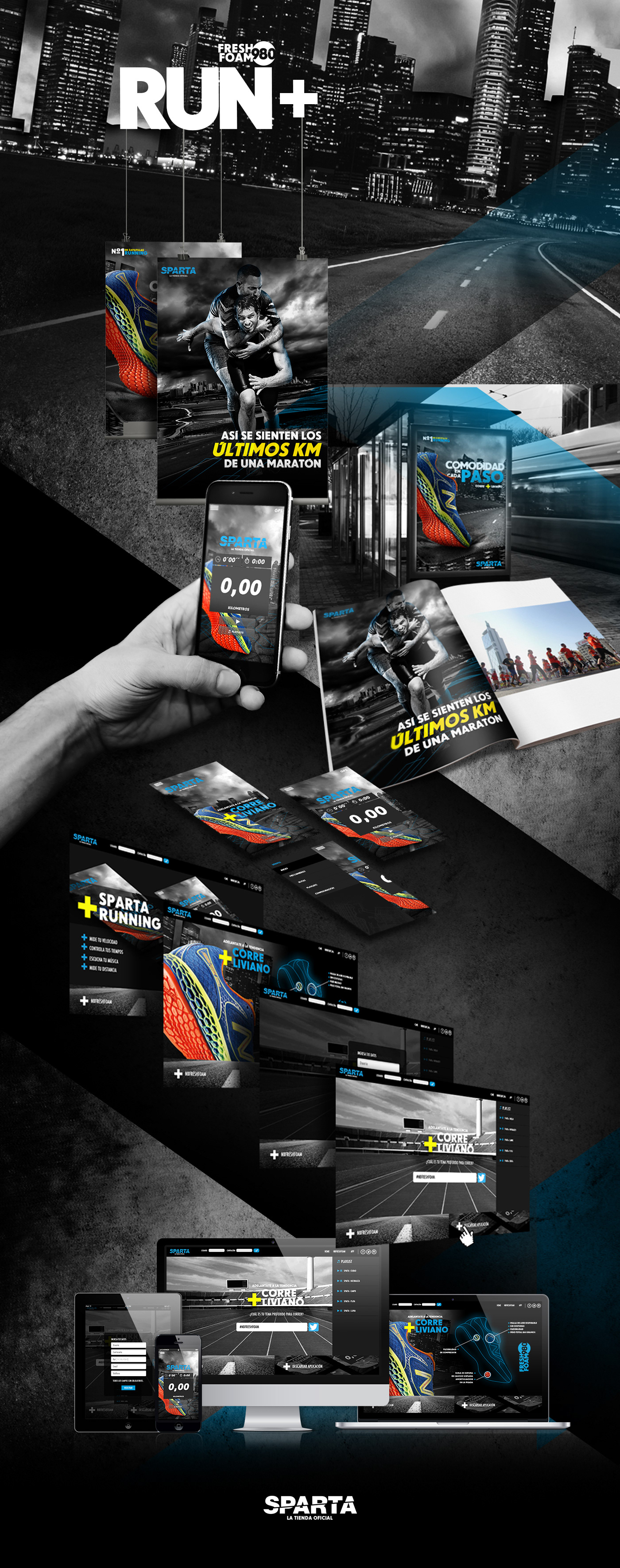 design digital social media campaign Web ADV Campaña diseño marketing   mkt sport sparta dantitog