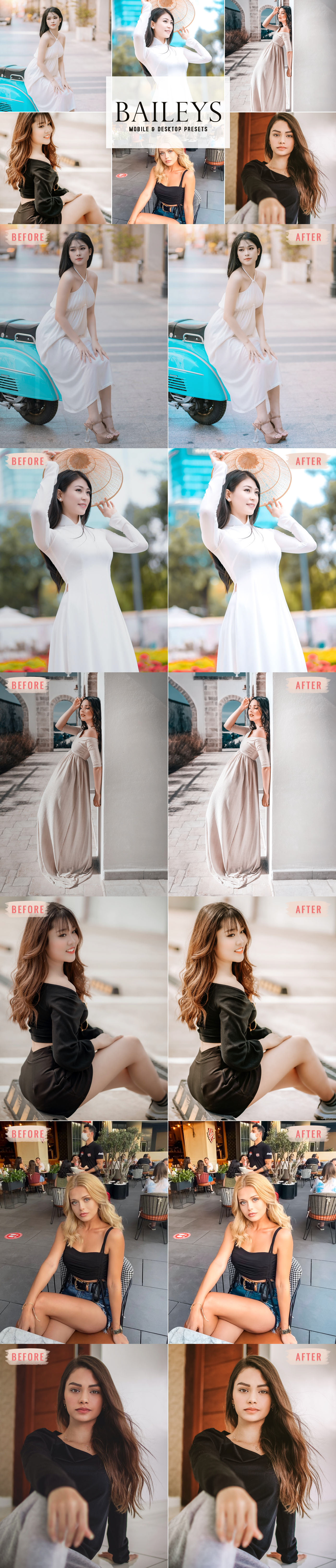 It contains 13 high quality photo editing filters that will give you the desired look in 1-click.