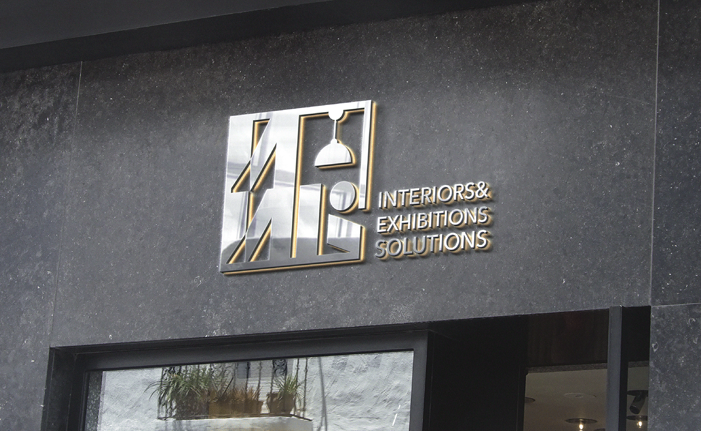 interiors logo branding  decoration geometric modern Geometric Forms