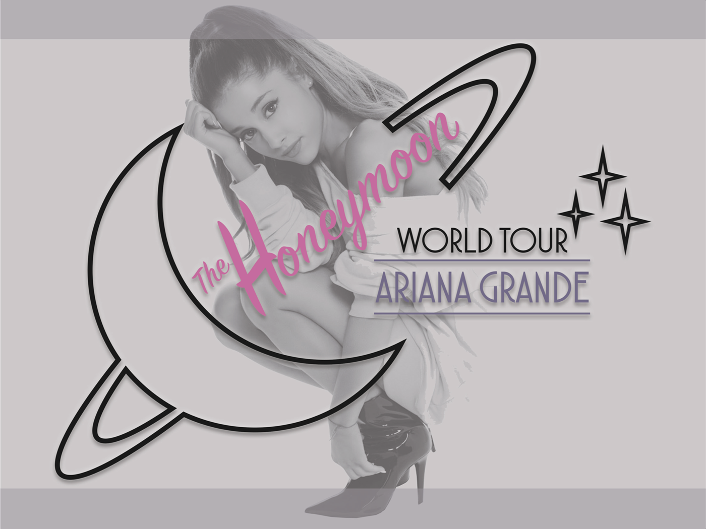 Sketch up set design  Ariana Grande concert honeymoon photoshoot